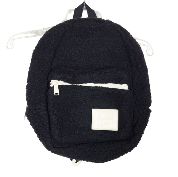 HERSCHEL Black Fleece Small Grove Backpack NWT - Picture 2 of 9